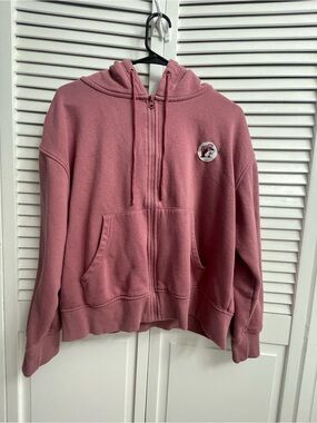 Womens pink Bucees zip hoodie